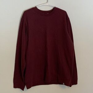 Eddie Bauer Deep Red Crewneck Sweatshirt